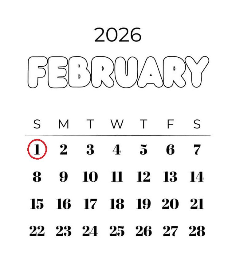 Feburary 2026